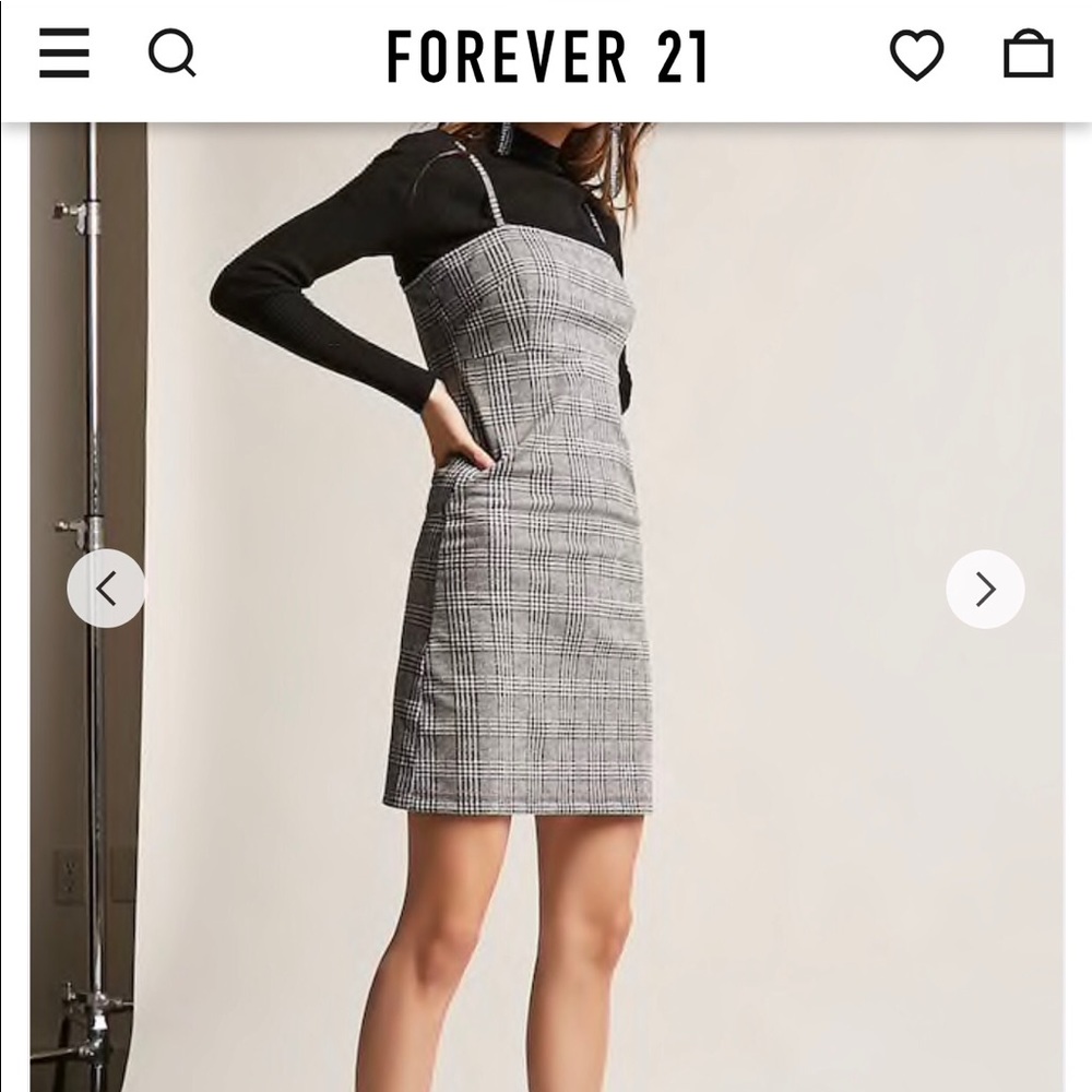 *SOLD* Forever 21 Motel Glen Plaid Mini Dress